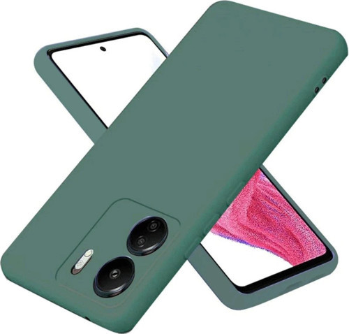 Xiaomi Redmi 13C Kılıf First Silikon - Koyu Yeşil-(5796)