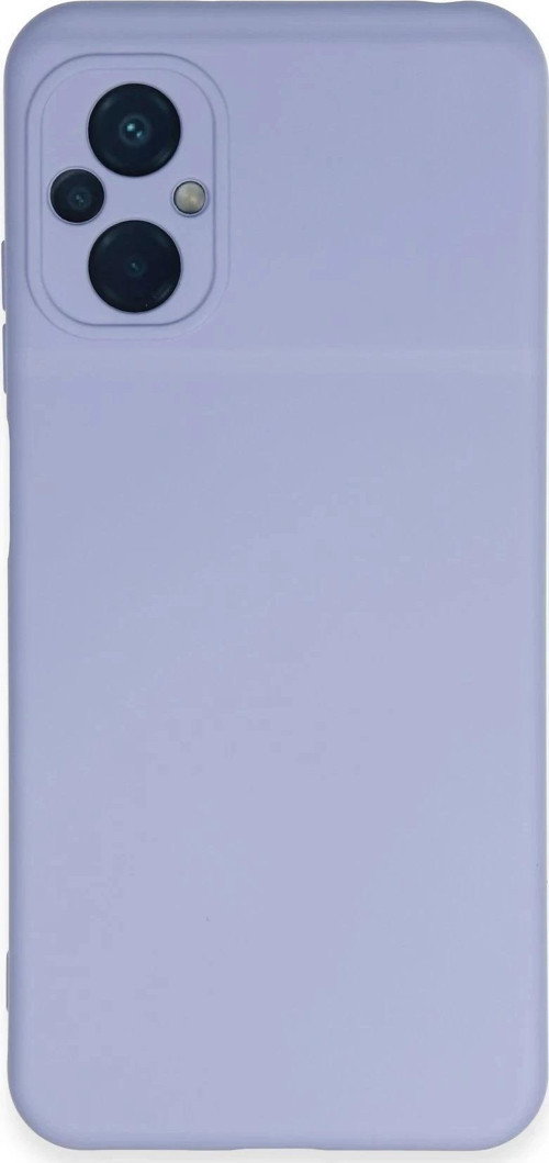 Xiaomi Poco M5 Kılıf Nano içi Kadife Silikon - Lila-(5796)