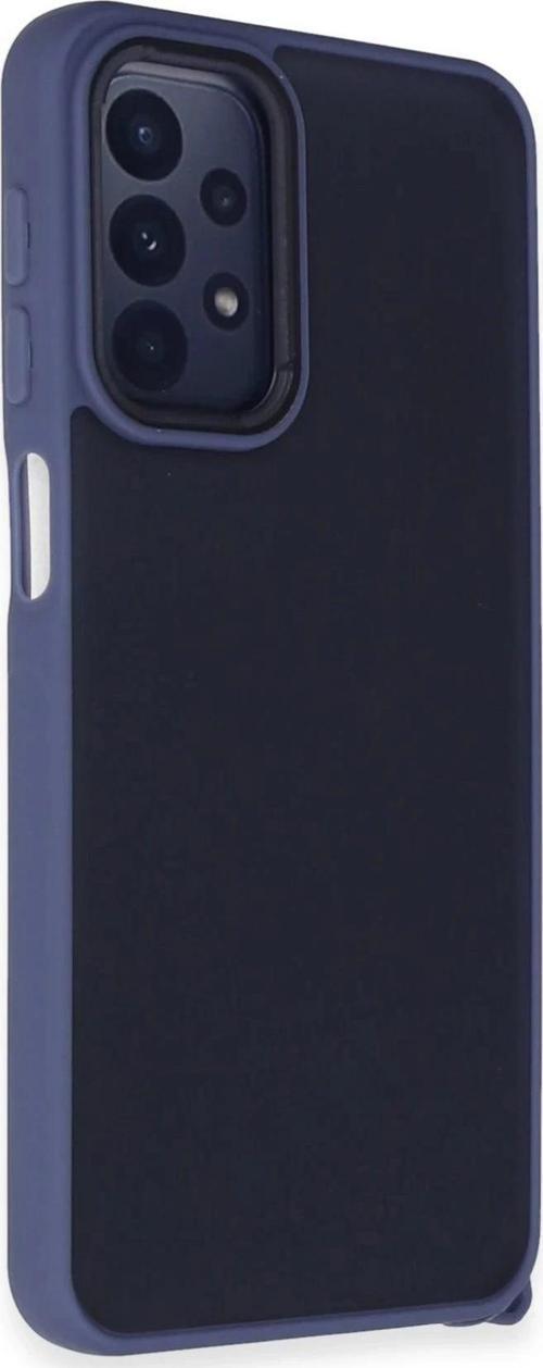 Samsung Galaxy A23 4G Kılıf Elegant Kapak - Açık Mavi-(5796)