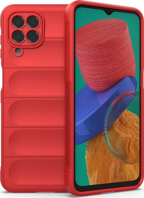 Samsung Galaxy M33 Kılıf Optimum Silikon - Kırmızı-(5796)