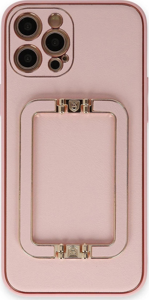 iPhone 12 Pro Kılıf Coco Elit Kapak - Pembe-(5796)