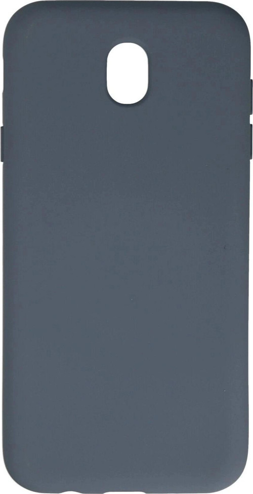 Samsung Galaxy J7 Pro / J730 Kılıf Nano içi Kadife Silikon - Gri-(5796)
