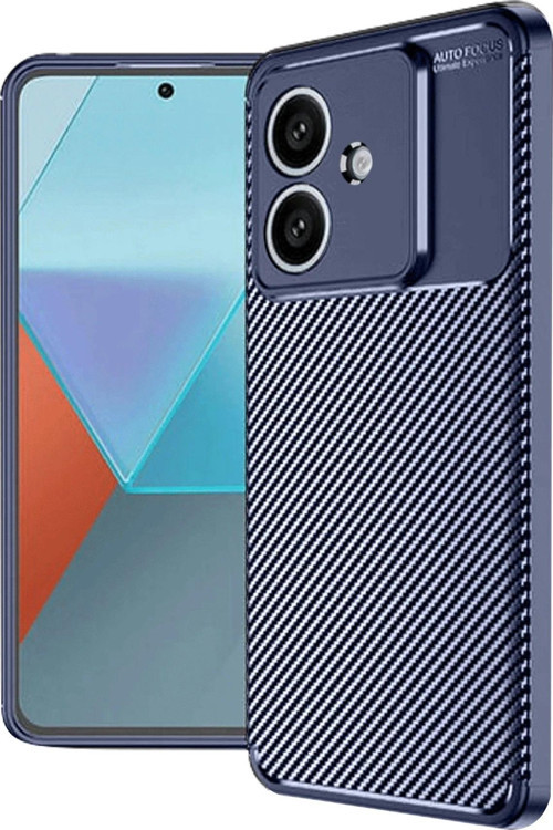Oppo A3 Kılıf Auto Focus Karbon Kapak - Lacivert-(5796)