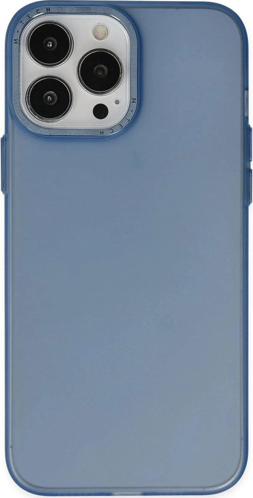 iPhone 13 Pro Max Kılıf Modos Metal Kapak - Lacivert-(5796)
