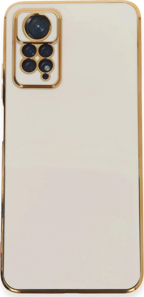 Xiaomi Redmi Note 12 Pro 4G Kılıf Volet Silikon - Beyaz-(5796)