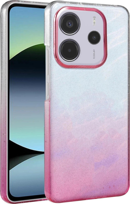 Xiaomi Redmi Note 14 4G Glossy Kapak - Pembe-(5796)
