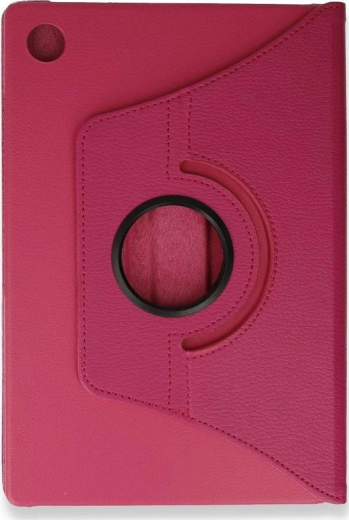 Samsung Galaxy Tab A9 Plus Kılıf 360 Tablet Deri Kılıf - Pembe-(5796)