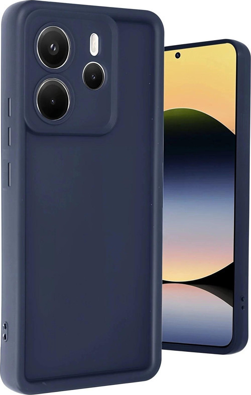 Xiaomi Redmi Note 14 4G Kılıf Viera Silikon - Lacivert-(5796)