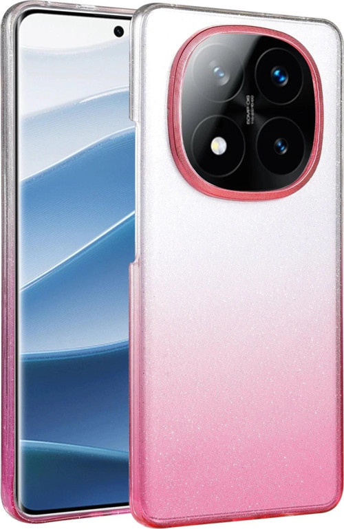 Xiaomi Redmi Note 14 Pro 5G Glossy Kapak - Pembe-(5796)