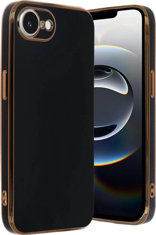 iPhone 16E Kılıf Volet Silikon - Siyah-(5796)