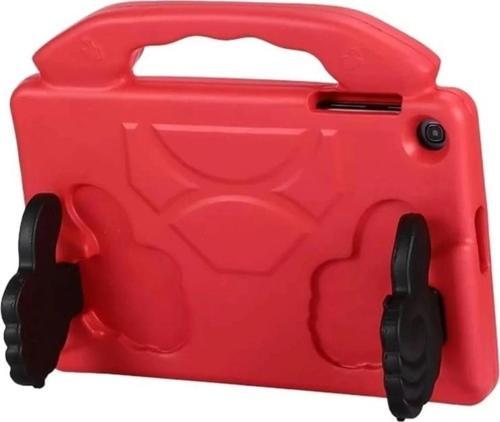 Samsung Galaxy Tab A9 Plus Kılıf Like Stantlı Tablet Silikon - Kırmızı-(5796)