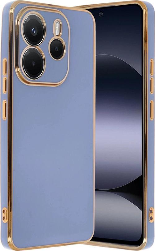 Xiaomi Redmi Note 14 4G Kılıf Volet Silikon - Mavi-(5796)