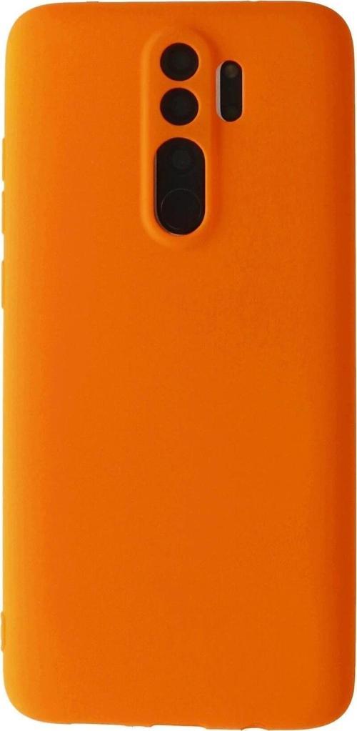 Xiaomi Redmi Note 8 Pro Kılıf First Silikon - Turuncu-(5796)