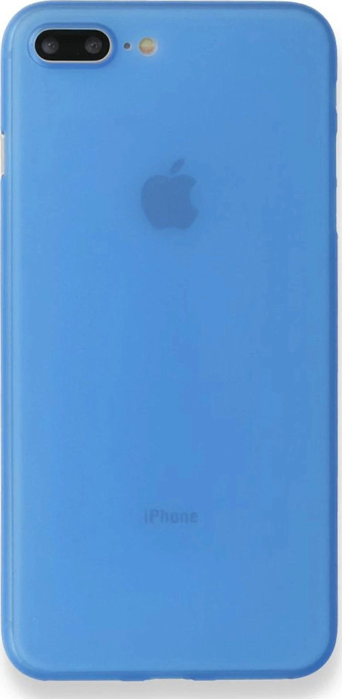 iPhone 8 Plus Kılıf PP Ultra İnce Kapak - Mavi-(5796)