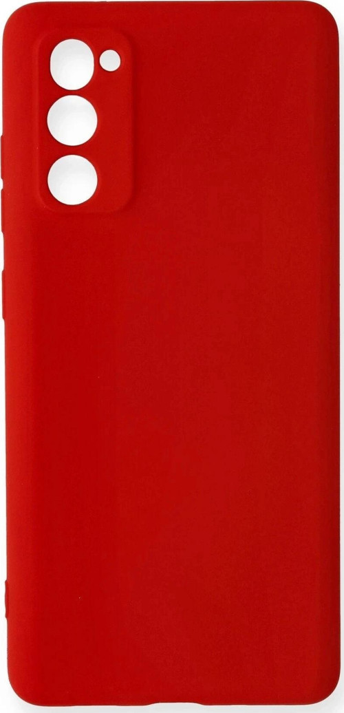 Samsung Galaxy S20 FE Kılıf Nano içi Kadife Silikon - Kırmızı-(5796)