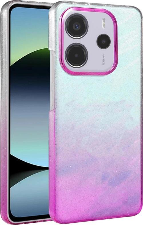 Xiaomi Redmi Note 14 4G Glossy Kapak - Mor-(5796)