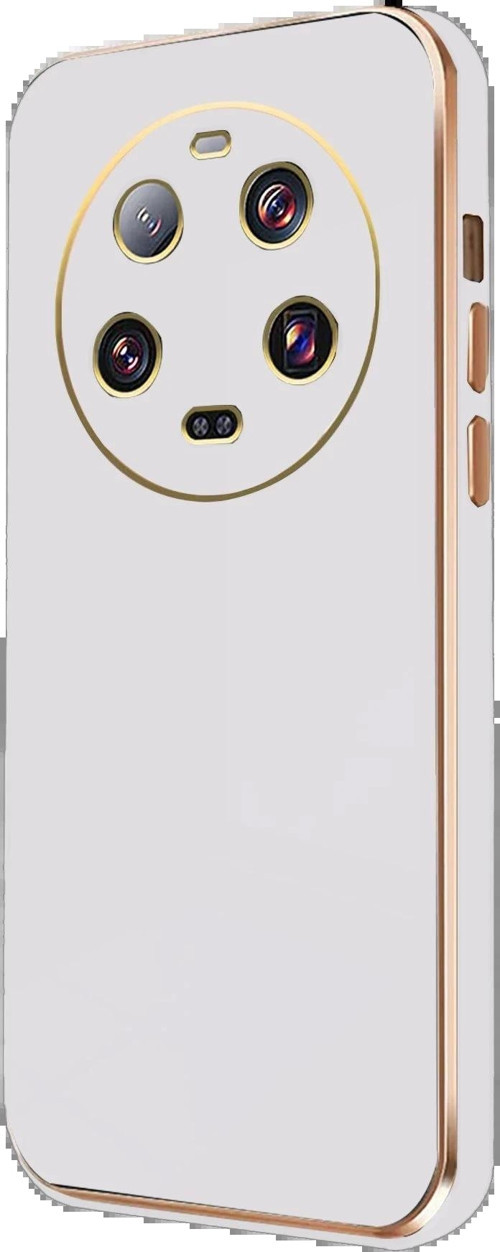 Xiaomi Mi 14 Ultra Kılıf Volet Silikon - Beyaz-(5796)