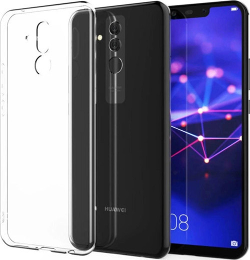 Huawei Mate 20 Lite Kılıf Lüx Şeffaf Silikon-(5796)