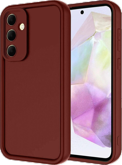 Samsung Galaxy A26 Kılıf Viera Silikon - Bordo-(5796)