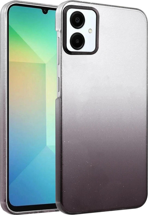 Samsung Galaxy A06 Glossy Kapak - Siyah-(5796)