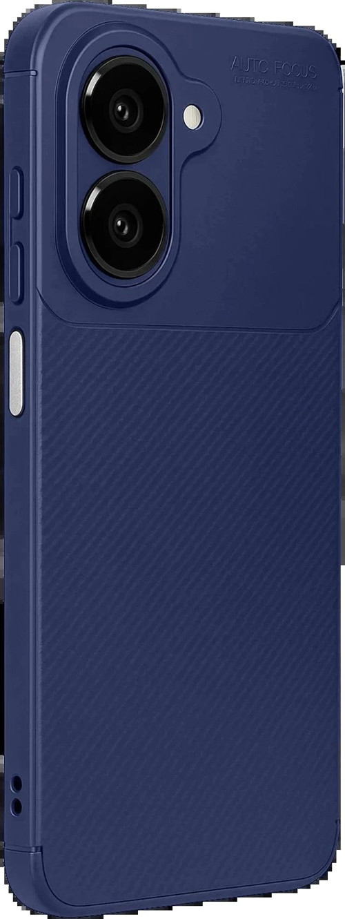 Samsung Galaxy A07 Auto Focus Karbon Kapak - Lacivert-(5796)