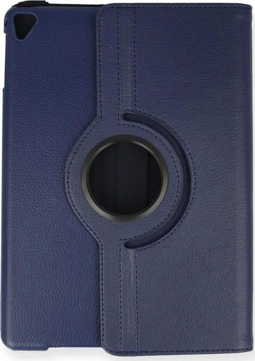 iPad 4 9.7 Kılıf 360 Tablet Deri Kılıf - Lacivert-(5796)