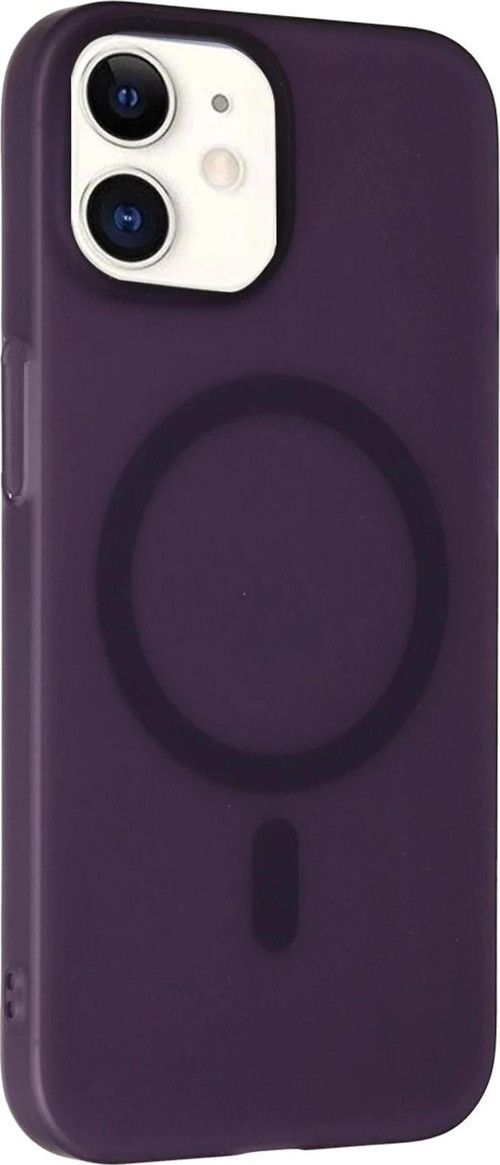 iPhone 11 Tuna PC Slim Magsafe Kapak - Derin Mor-(5796)