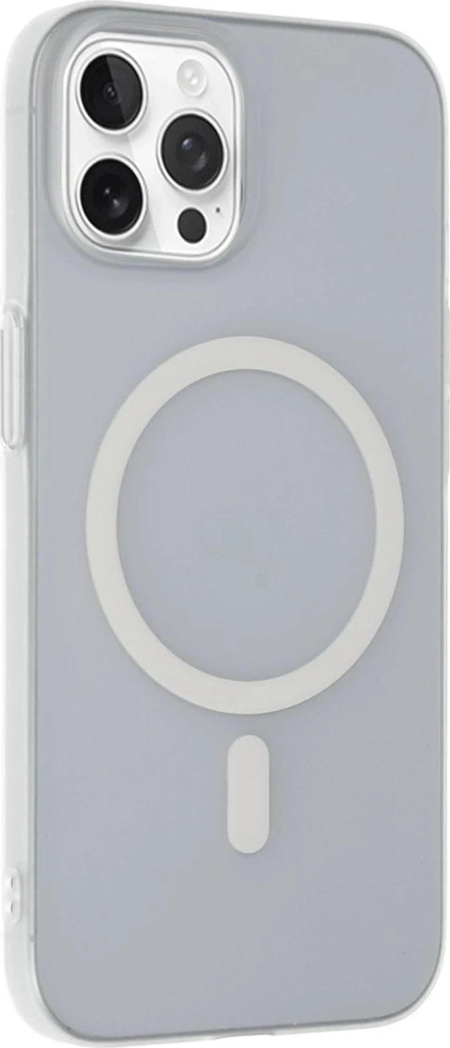 iPhone 15 Pro Max Tuna PC Slim Magsafe Kapak - Şeffaf-(5796)