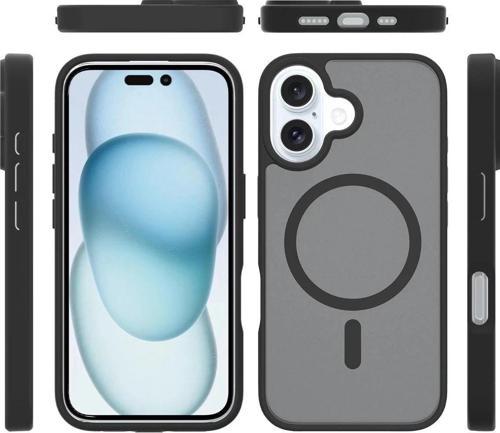 iPhone 16 Plus Jota Magsafe Kapak - Lila-(5796)