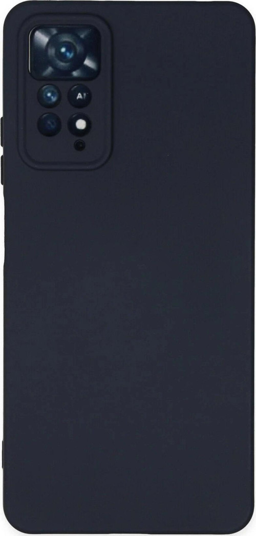 Xiaomi Redmi Note 11 Pro Kılıf Nano içi Kadife Silikon - Lacivert-(5796)