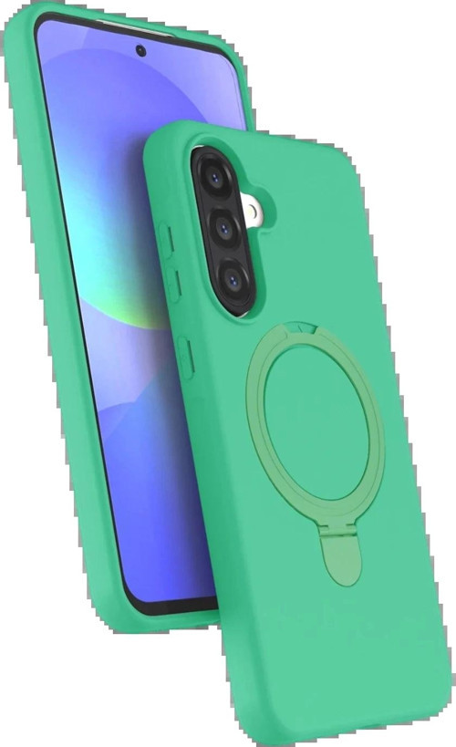 Samsung Galaxy A26 Regal Magsafe Standlı Kapak - Yeşil-(5796)