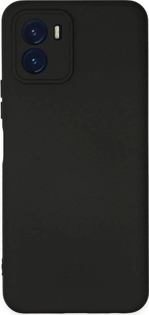 Vivo Y15S Kılıf Nano içi Kadife Silikon - Siyah-(5796)