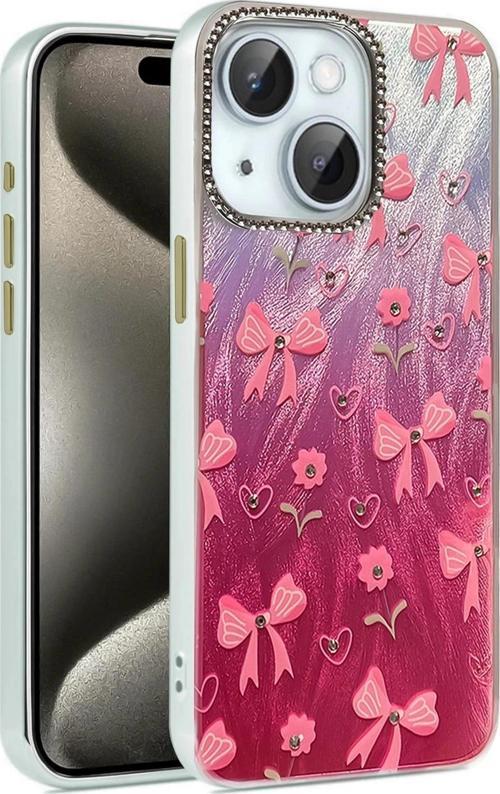 iPhone 14 Kılıf Blade Aynalı Desenli Kapak - Desen 3-(5796)