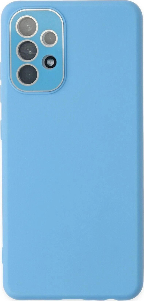 Samsung Galaxy A33 5G Kılıf Lansman Glass Kapak - Mavi-(5796)