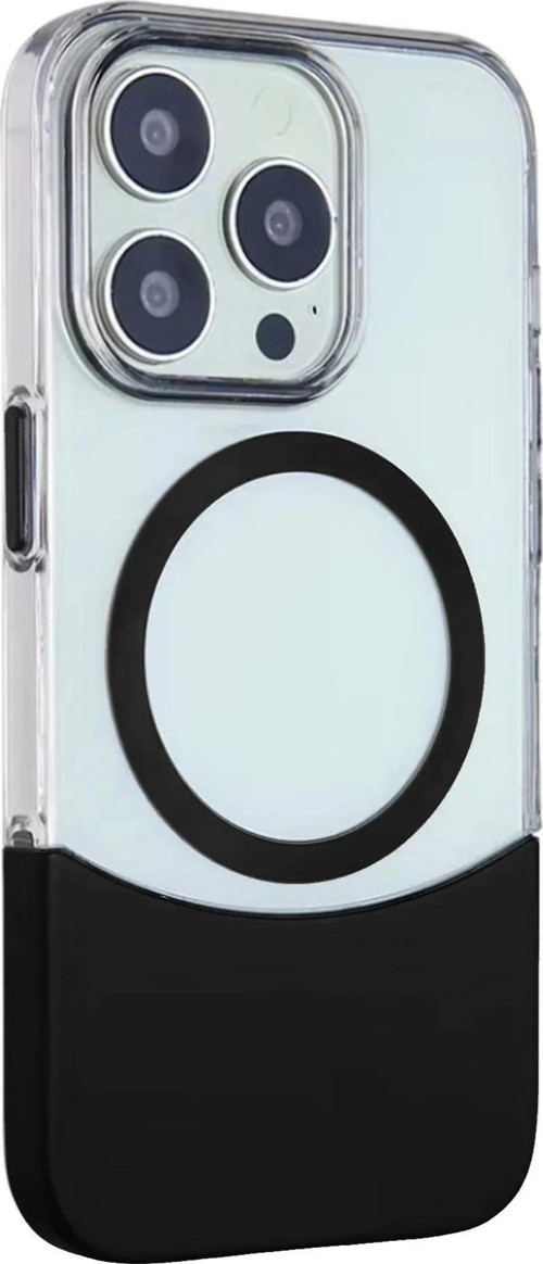 iPhone 14 Pro Max PC Suit Magsafe Kapak - Siyah-(5796)