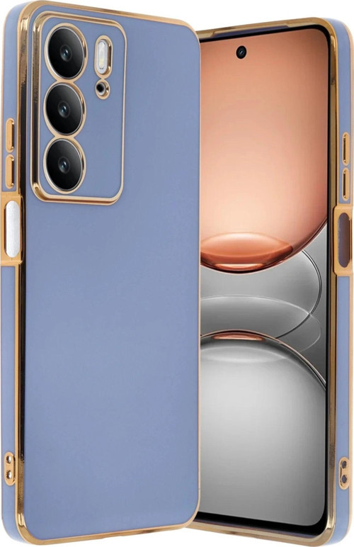 Realme C75 4G Kılıf Volet Silikon - Mavi-(5796)