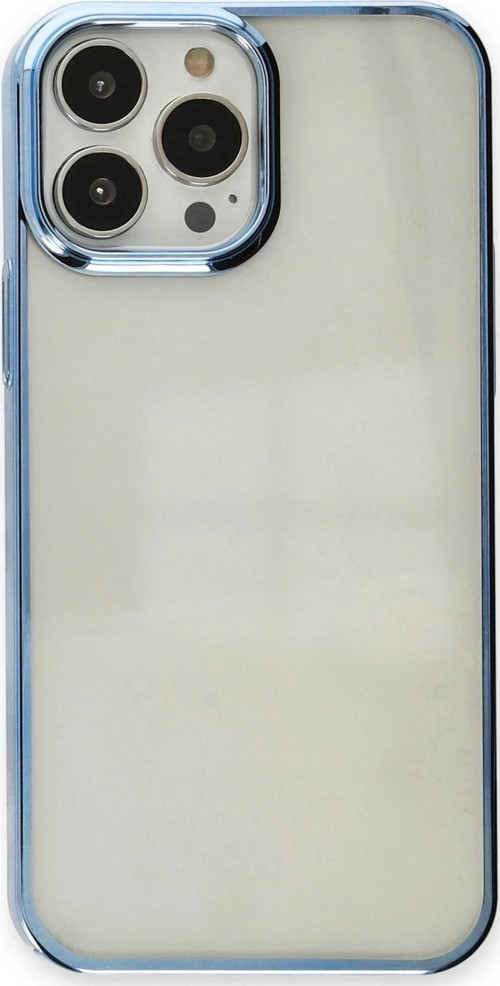 iPhone 14 Pro Kılıf Element Silikon - Sky Blue-(5796)