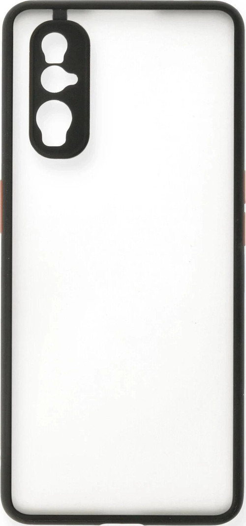Oppo Find X2 Kılıf Montreal Silikon Kapak - Siyah-(5796)