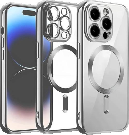 iPhone 12 Pro Kılıf Kross Magneticsafe Kapak - Titan Gri-(5796)