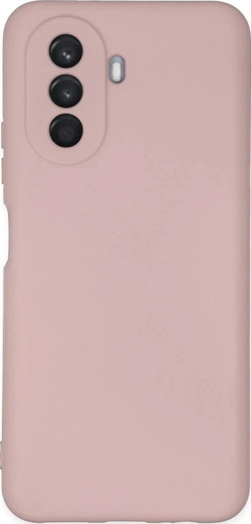 Huawei Nova Y70 Kılıf Nano içi Kadife Silikon - Pudra-(5796)