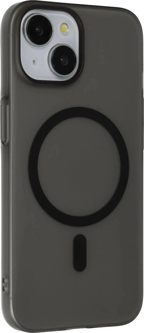 iPhone 15 Plus Tuna PC Slim Magsafe Kapak - Siyah-(5796)