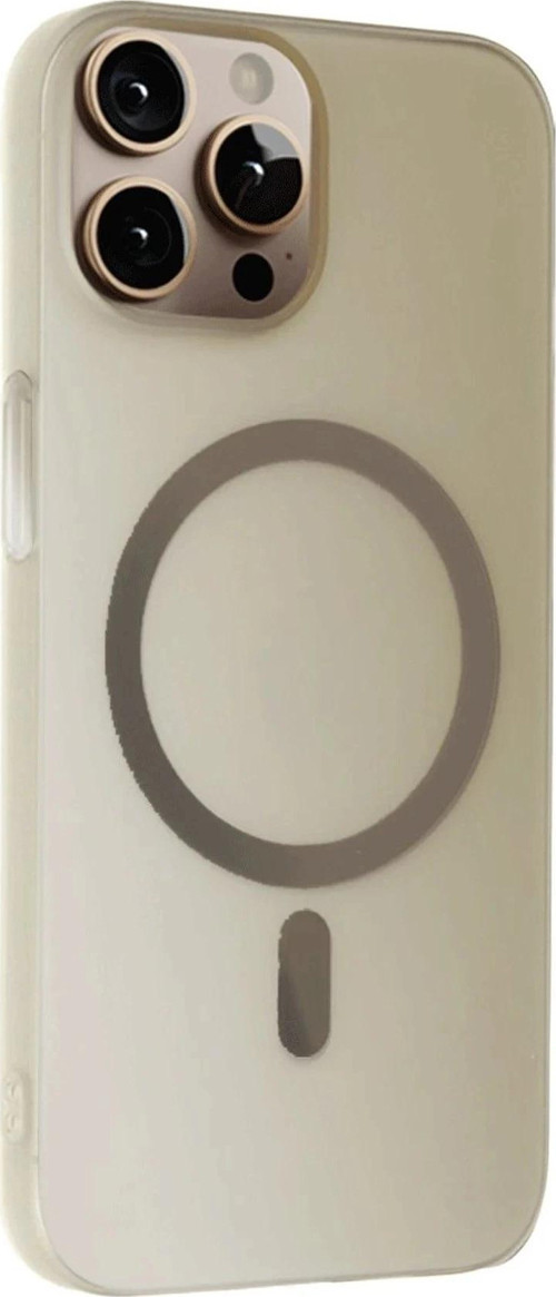 iPhone 15 Pro Max Tuna PC Slim Magsafe Kapak - Titan Gri-(5796)