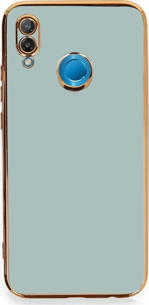 Huawei P20 Lite Kılıf Volet Silikon - Açık Yeşil-(5796)