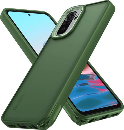 Xiaomi Redmi Note 10 Pro Kılıf Elegant Kapak - Yeşil-(5796)