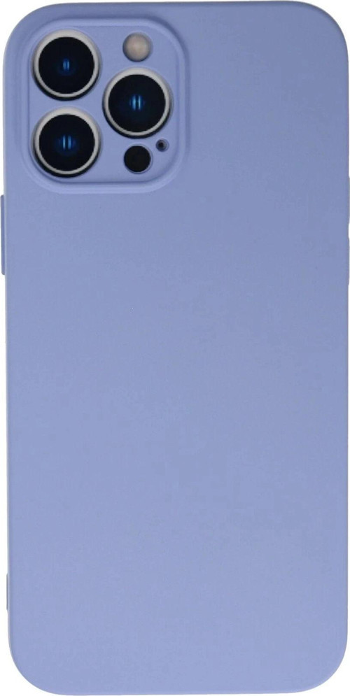 iPhone 13 Pro Kılıf Nano içi Kadife Silikon - Lila-(5796)