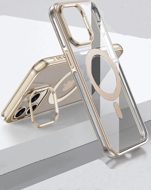 iPhone 14 Pro Max Drop Magsafe Kapak - Titan Gri-(5796)