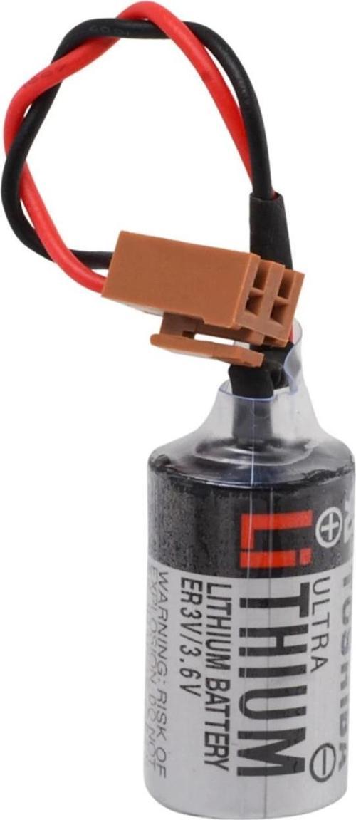 ER3V 3.6V 1/2AA Size Lithium Pil - Kahverengi Soket