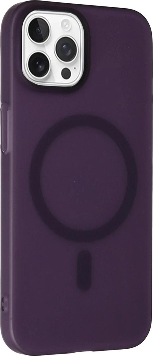 iPhone 14 Pro Max Tuna PC Slim Magsafe Kapak - Derin Mor-(5796)