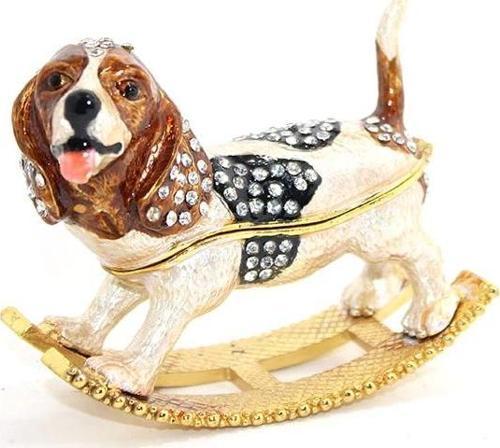 Swarovski Taşlı Tekli Köpek