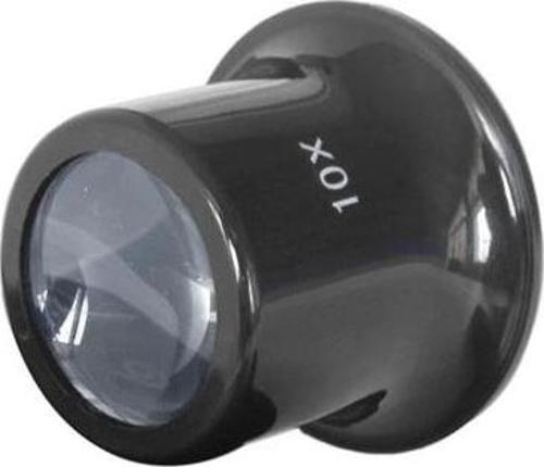 10x Büyütmeli,saat,takı Onarım Için  Cam Lensli Optik Göz Büyüteç